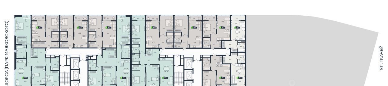 квартира г Екатеринбург Чкаловская ул Машинная 1в/2 фото 2