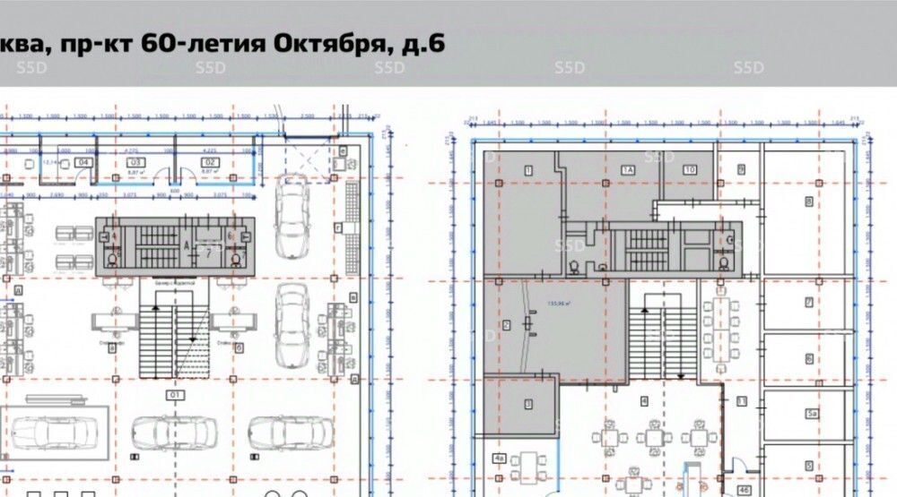 торговое помещение г Москва метро Ленинский проспект пр-кт 60-летия Октября 6 фото 2