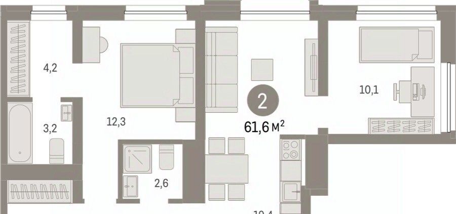 квартира г Екатеринбург Уралмаш ул Войкова 15 фото 1