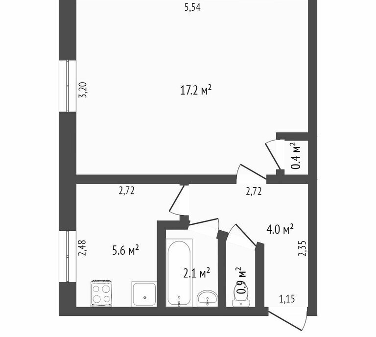 квартира г Комсомольск-на-Амуре ул Орехова 47к/2 фото 7