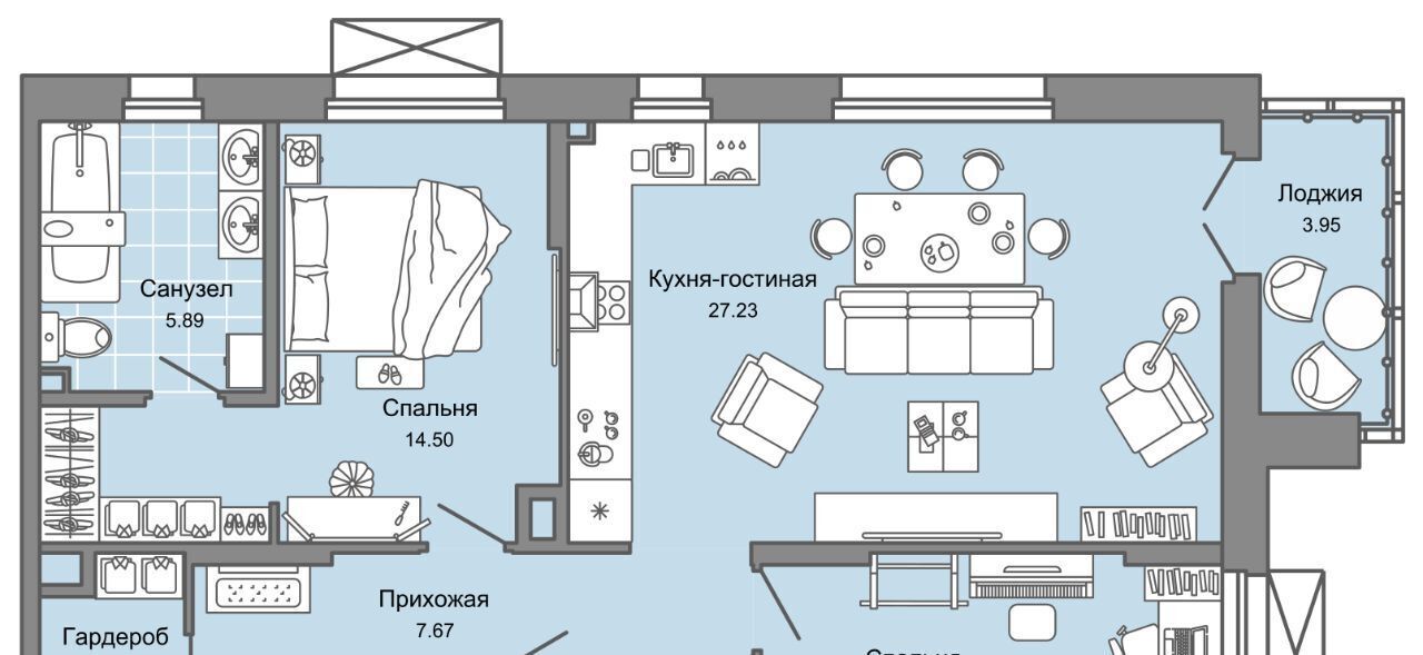 квартира г Екатеринбург п Широкая Речка Чкаловская ЖК «Лес» фото 1