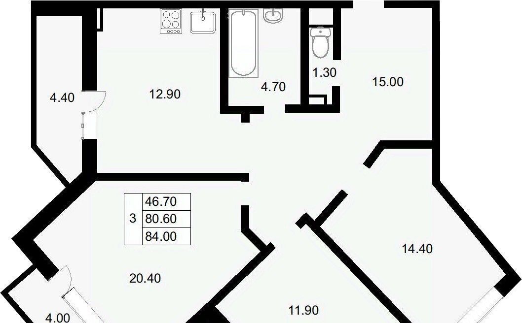 квартира г Краснодар р-н Прикубанский ул им. Героя Владислава Посадского 17к/2 фото 1