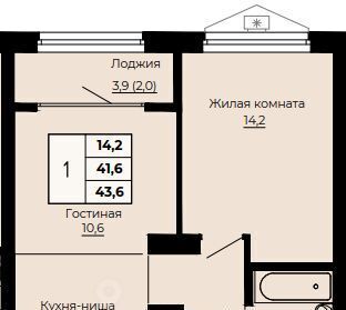 квартира г Екатеринбург Динамо ул Одинарка 6 фото 1