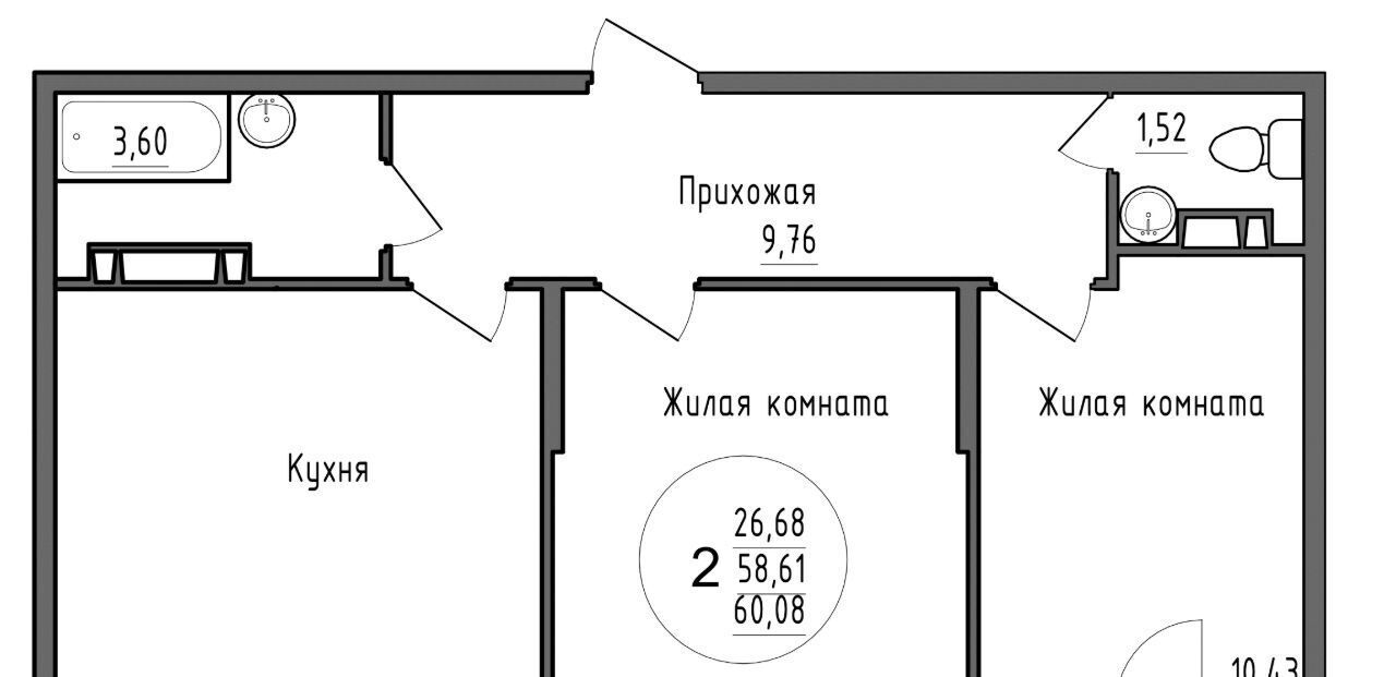 квартира г Краснодар р-н Карасунский Новознаменский ДНТ, ул. Дальневосточная фото 1