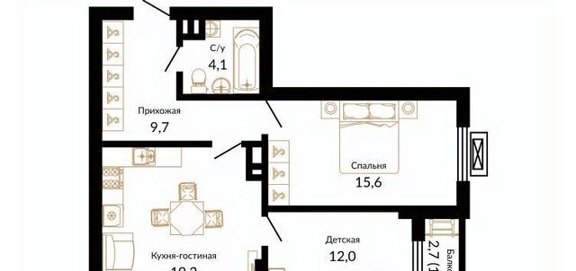 р-н Прикубанский ЖК «Краснодар» ул. Даниила Смоляна, 71к 1 фото