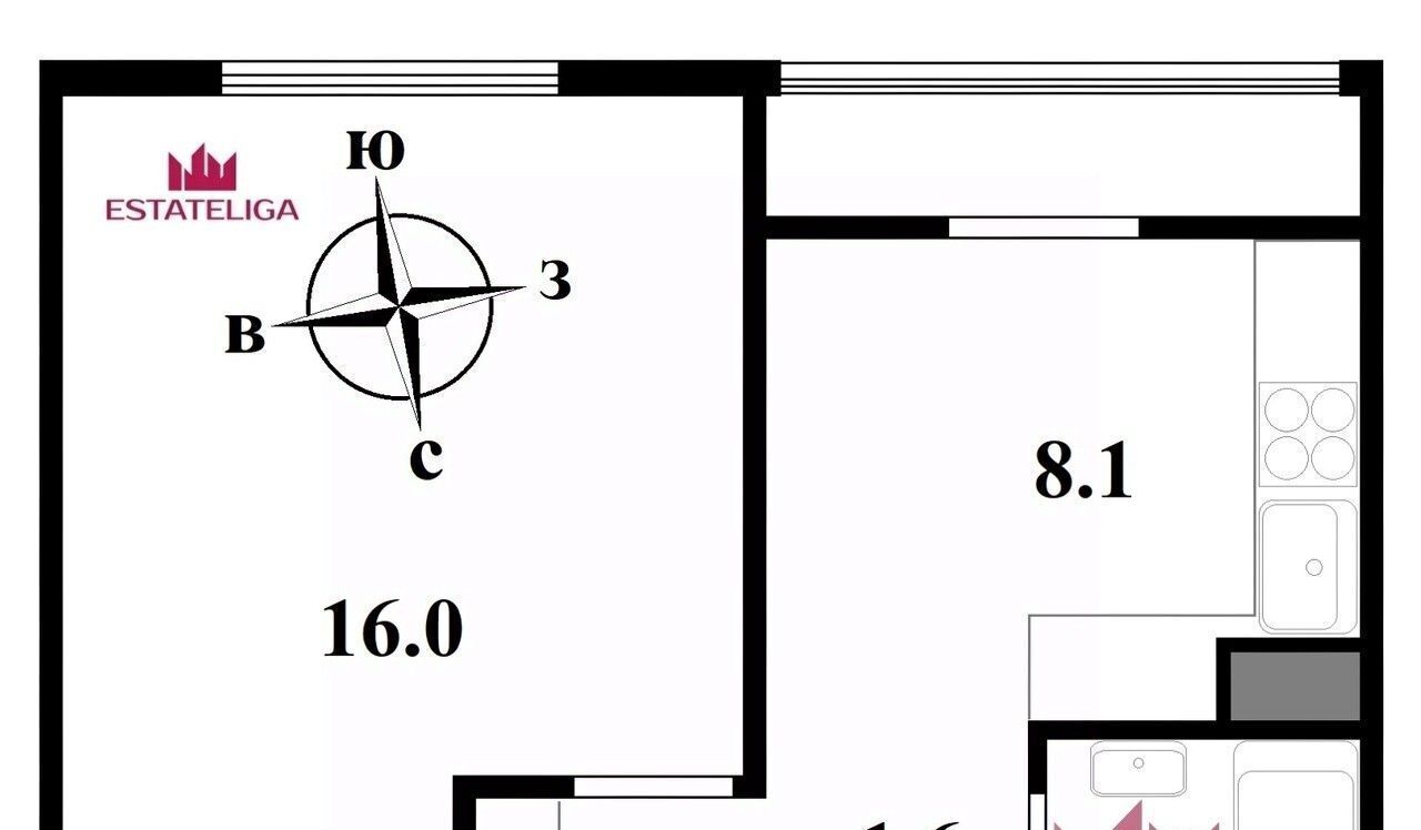 квартира г Москва метро Некрасовка ул Лавриненко 1 фото 16