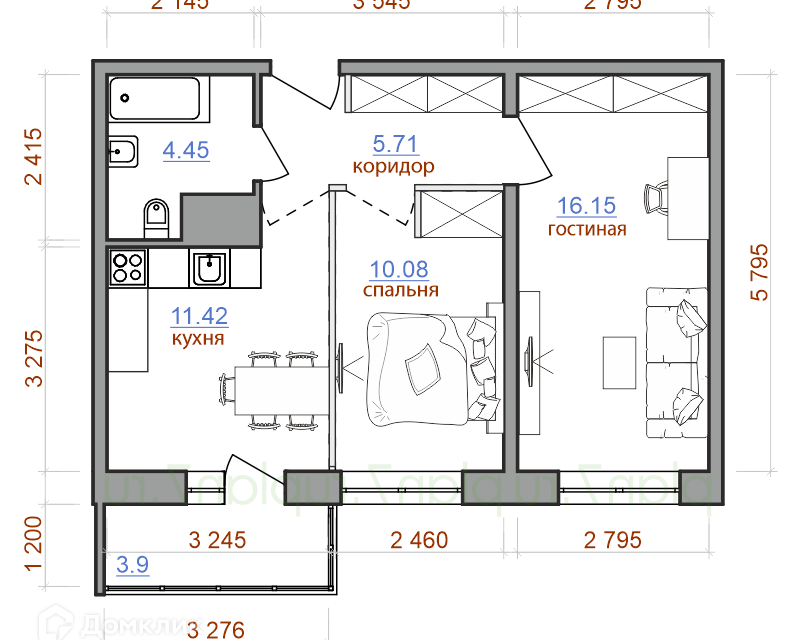 квартира г Иркутск ул Баумана 262/26 Иркутск городской округ фото 1