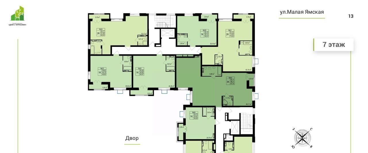 квартира г Нижний Новгород Горьковская ул Малая Ямская 22 фото 2