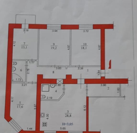 квартира г Волгоград р-н Центральный пр-кт им. В.И. Ленина 15 фото 2