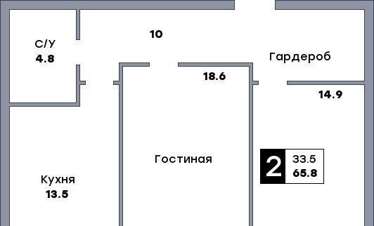 квартира р-н Октябрьский Московская блок-секция 1, 2 фото