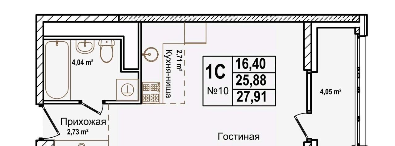 квартира г Нижний Новгород Буревестник ул Красных Зорь 23д фото 1