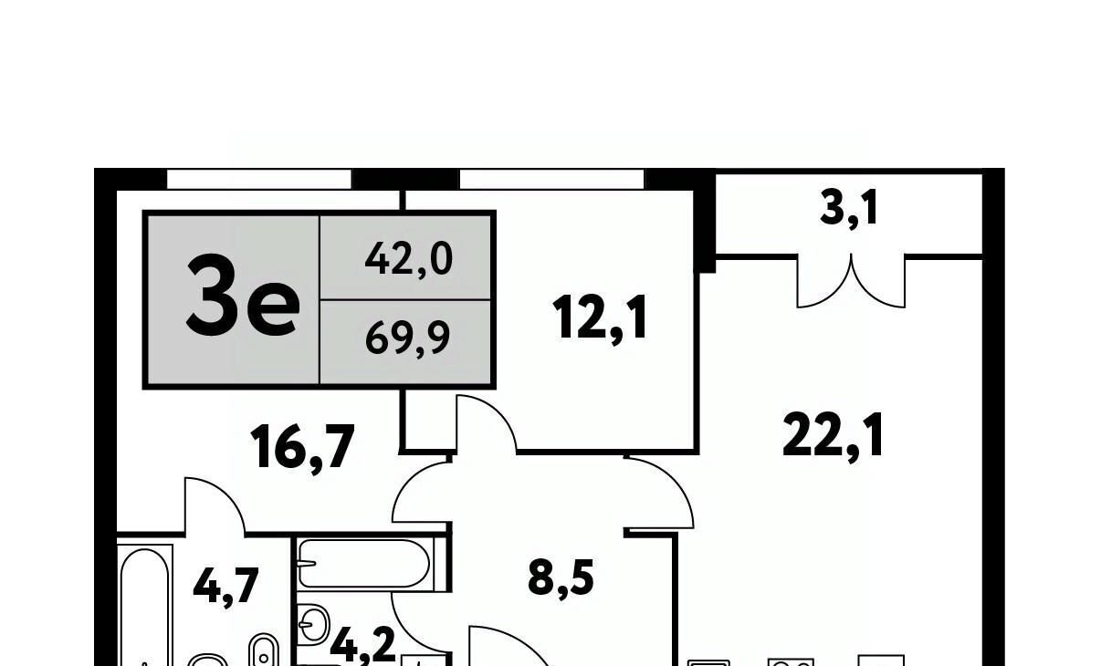 квартира г Москва метро Речной вокзал ул Фестивальная 24/2 15к фото 1