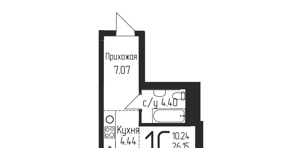 квартира г Уфа р-н Кировский ул Бородинская 19/1 фото 1