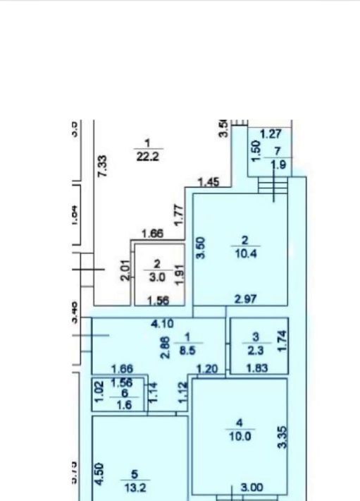 квартира г Краснодар р-н Прикубанский ул Московская 158/3 фото 17