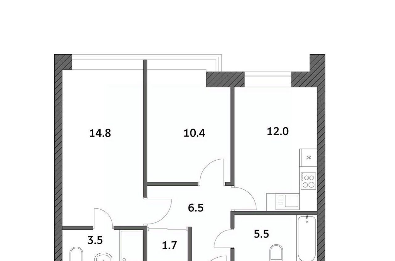 квартира г Москва п Внуковское ЖК «Городские истории» метро Рассказовка фото 1