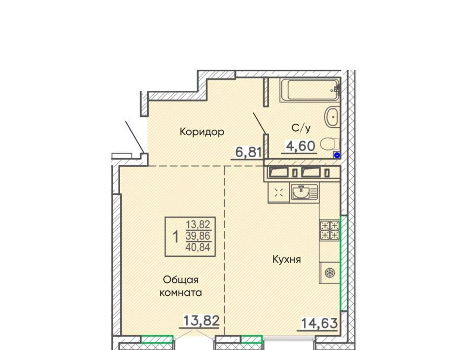 квартира г Улан-Удэ мкр Энергетик р-н Октябрьский фото 1