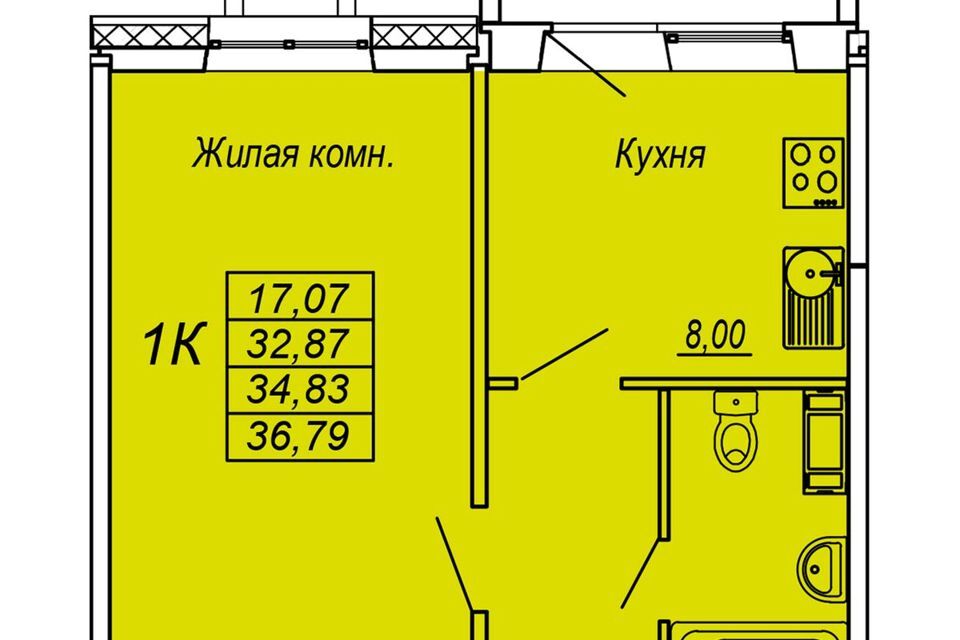 квартира г Хабаровск р-н Железнодорожный Железнодорожный район, городской округ Хабаровск фото 1