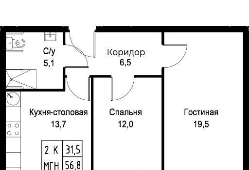 квартира г Москва ул Намёткина 10д Воронцовская фото 1