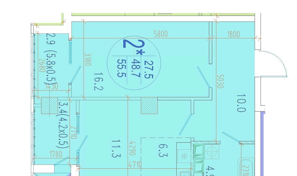 квартира г Краснодар р-н Прикубанский ул им. 40-летия Победы 33г ЖК Development Plaza фото 1