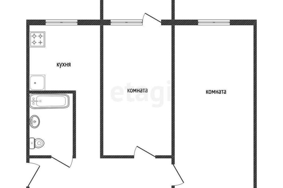 квартира г Омск ул Орджоникидзе 85 Омский район фото 1