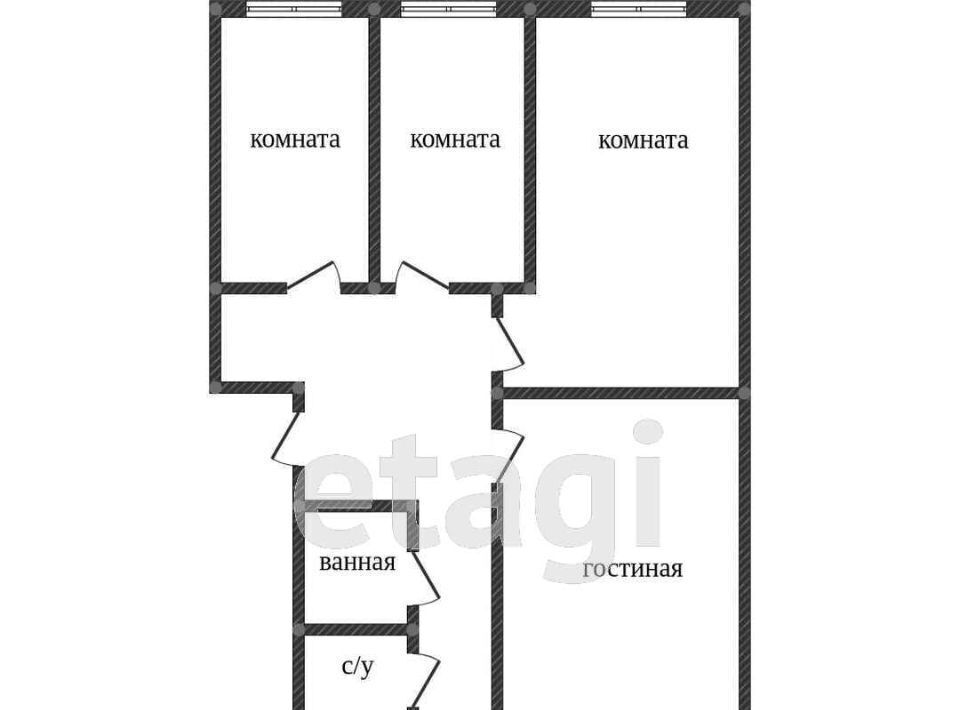 квартира г Чебаркуль ул Каширина 31 фото 12