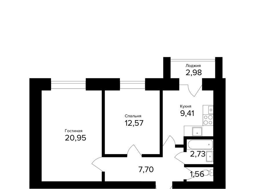 квартира г Ярославль р-н Дзержинский ул Александра Додонова 6к/3 фото 1