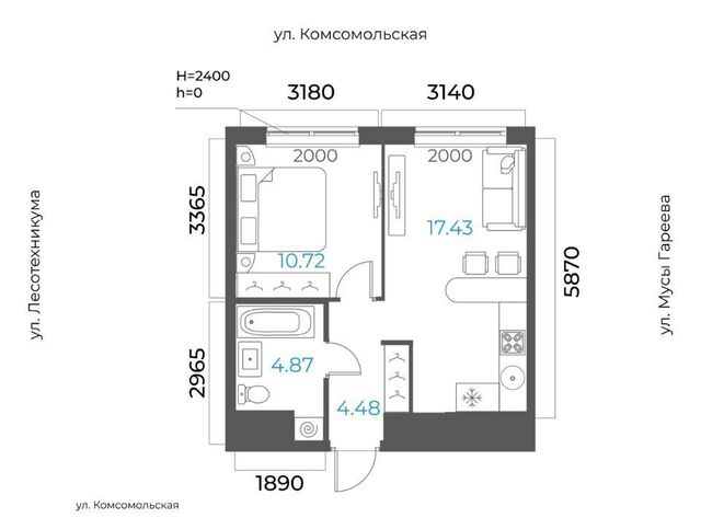 р-н Октябрьский микрорайон Глумилино-2 8-е Небо жилой комплекс фото