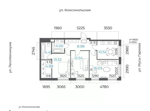 р-н Октябрьский микрорайон Глумилино-2 8-е Небо жилой комплекс фото