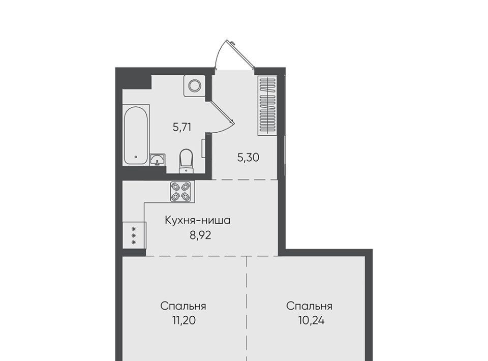 квартира г Иркутск р-н Свердловский ул Профсоюзная 6б фото 1