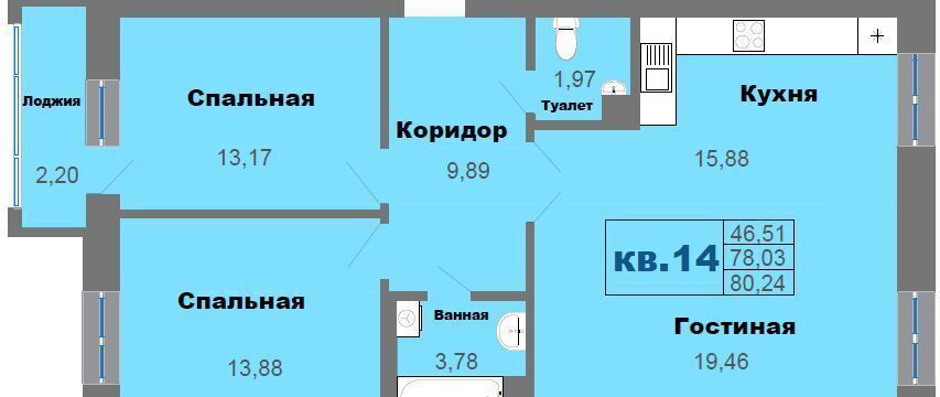 квартира г Новый Уренгой ул Таежная 10 ЖК «Семейный» фото 11