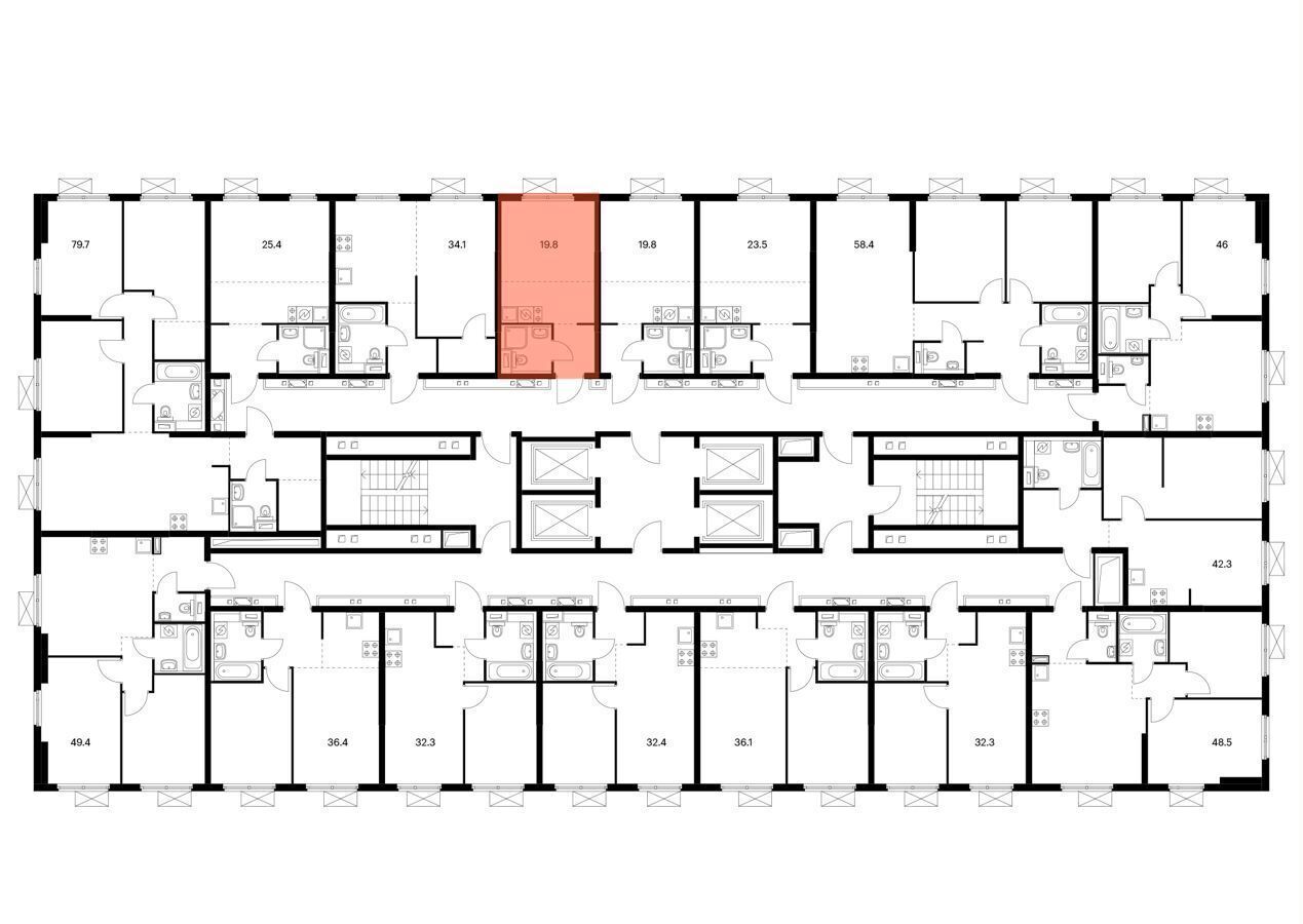 квартира г Одинцово ЖК Одинцово-1 Рассказовка, корп. 1. 25, Одинцово-1, стр. 2 фото 2