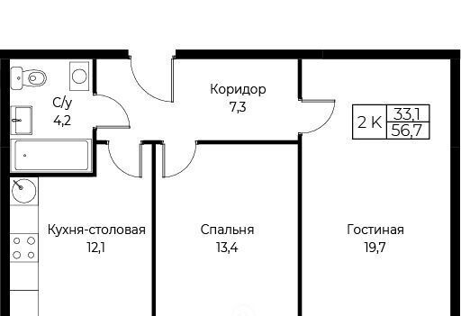 квартира г Москва ул Намёткина 10д Воронцовская фото 1