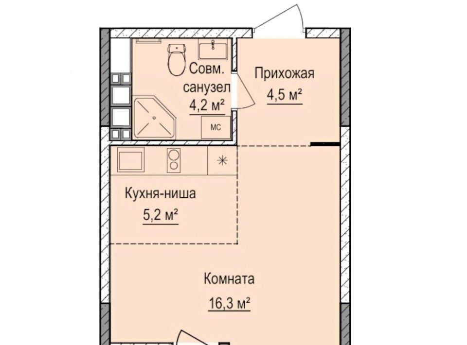 квартира г Ижевск р-н Устиновский 112, Восток СНТ фото 1