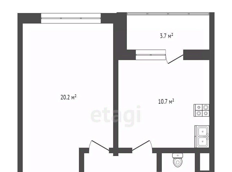 квартира г Тамбов р-н Октябрьский ул Магистральная 39к/2 фото 36