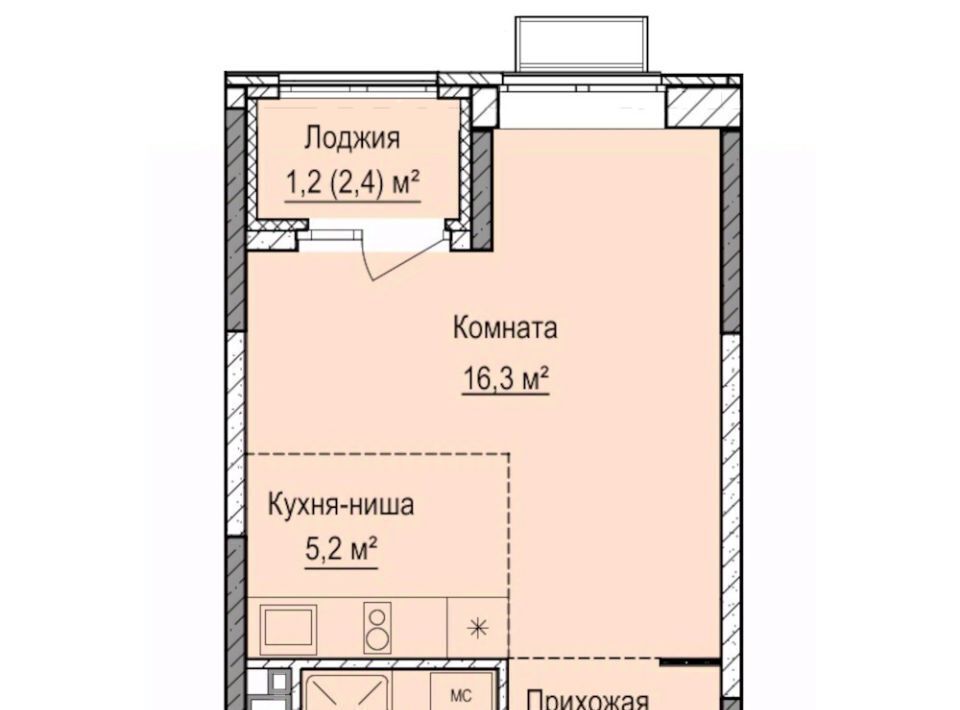 квартира г Ижевск р-н Устиновский 112, Восток СНТ фото 1