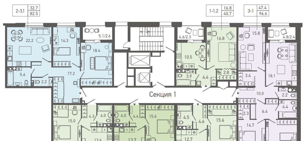 квартира г Санкт-Петербург Черная Речка ул Белоостровская 28 фото 2