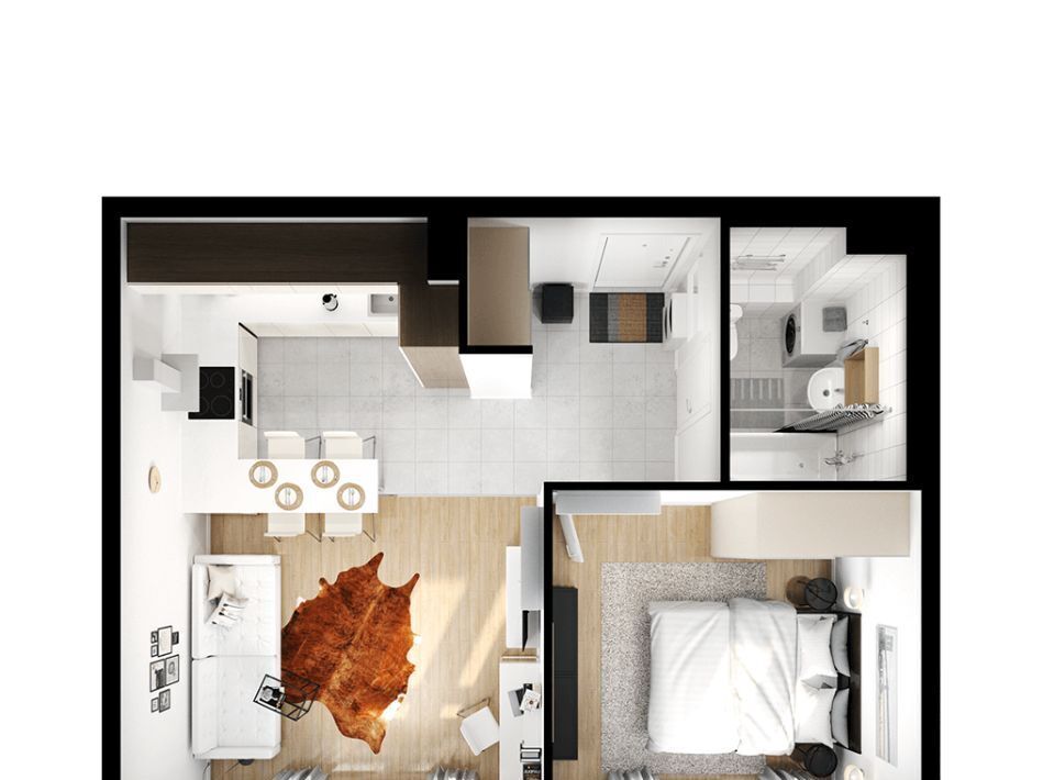квартира г Москва метро Мякинино № 100 кв-л, 1к 2 фото 2