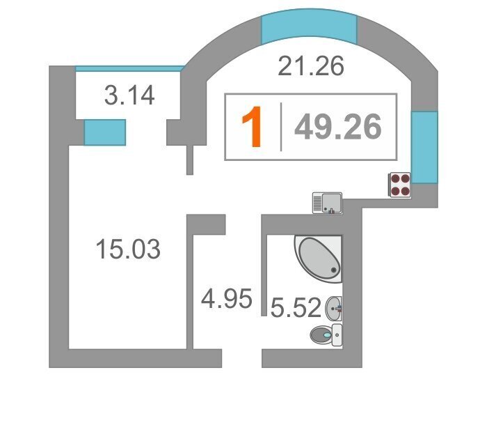 квартира г Тюмень ул Мельникайте 150 Калининский административный округ фото 1