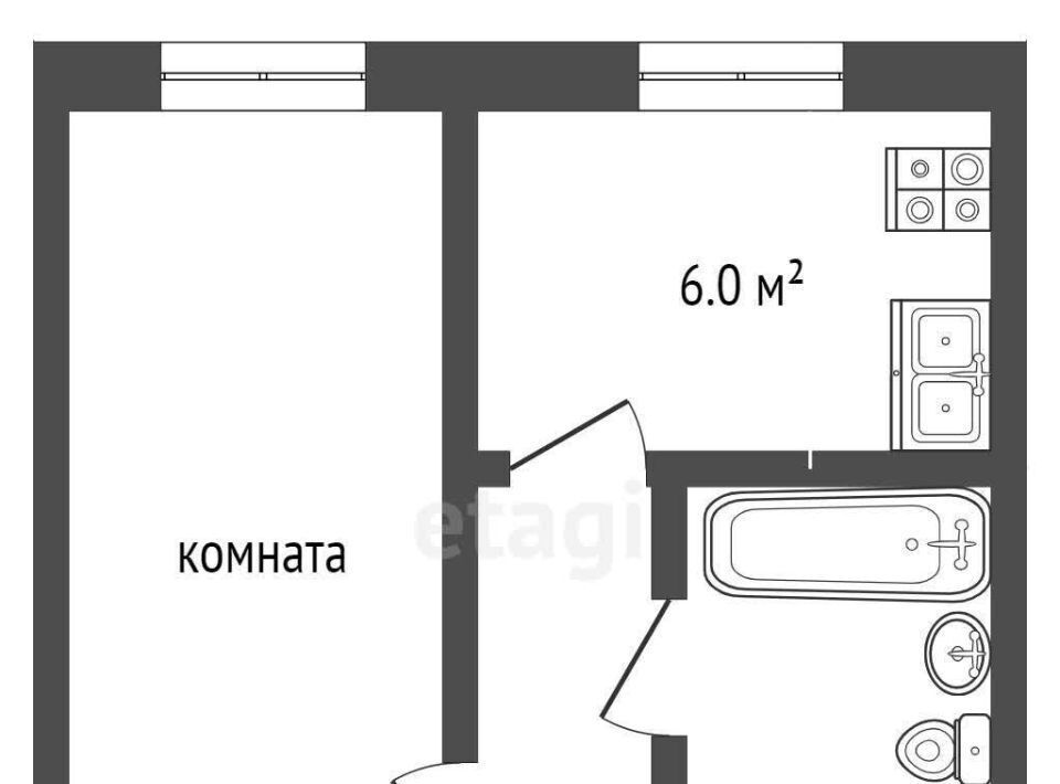 квартира г Ярославль р-н Заволжский ул Серго Орджоникидзе 1 фото 15