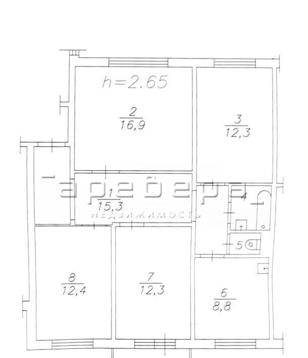 квартира г Красноярск р-н Советский ул Краснодарская 39 фото 8