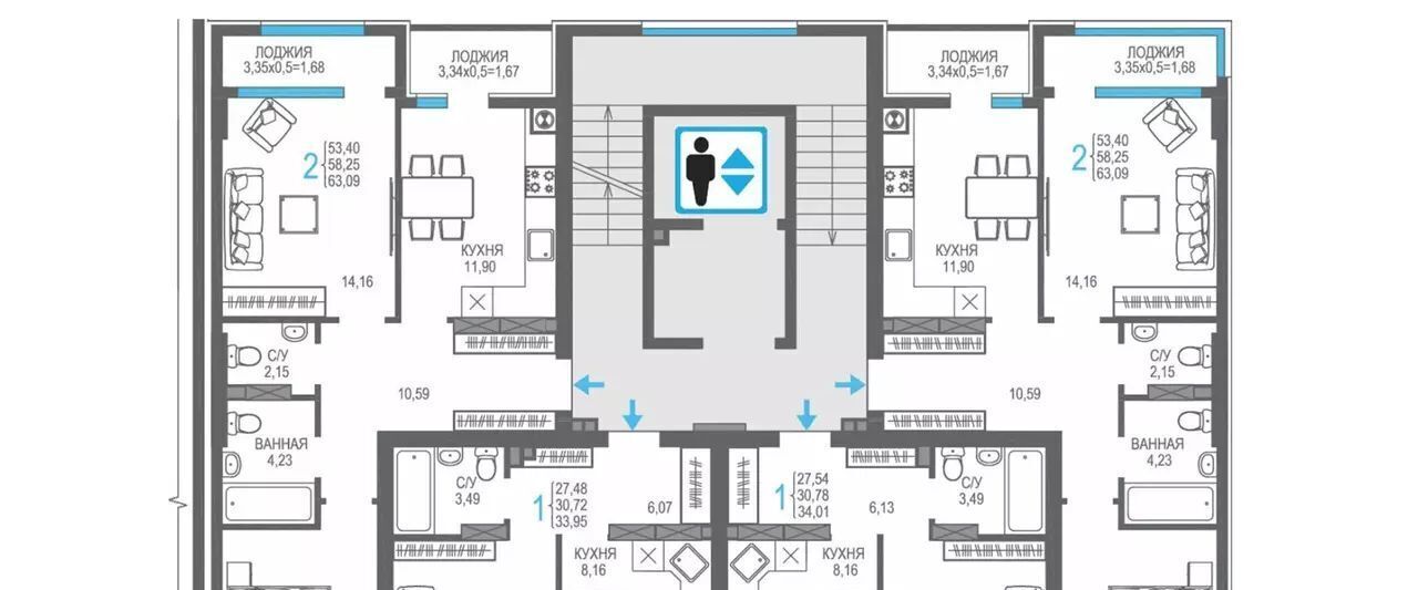 квартира г Алушта ул Багликова 27 фото 18