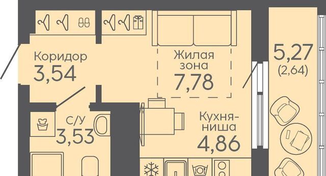 р-н Октябрьский б-р Новосинарский 5 фото