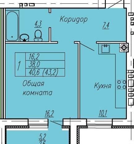 квартира г Иваново р-н Октябрьский мкр Самоцветы 12 фото 2