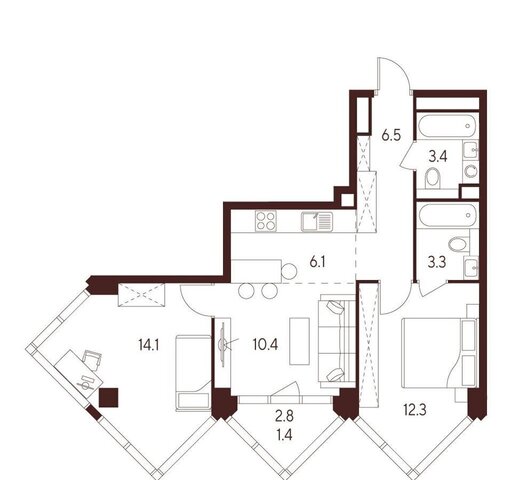 метро Зорге ЖК «INDY TOWERS (Инди Тауэрз)» вл. 21 фото