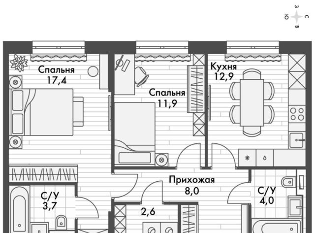 р-н Приволжский ЖК "Фриссон" Аметьево фото