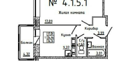 квартира р-н Всеволожский г Мурино б-р Воронцовский 3 Девяткино фото 10