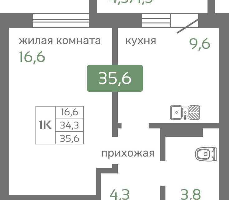 квартира г Красноярск р-н Октябрьский городской округ Красноярск, Жилой комплекс Кедр фото 1