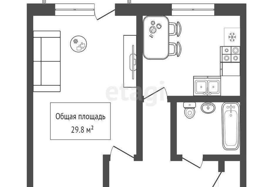 квартира г Новосибирск р-н Ленинский ул Степная 43/1 городской округ Новосибирск фото 7