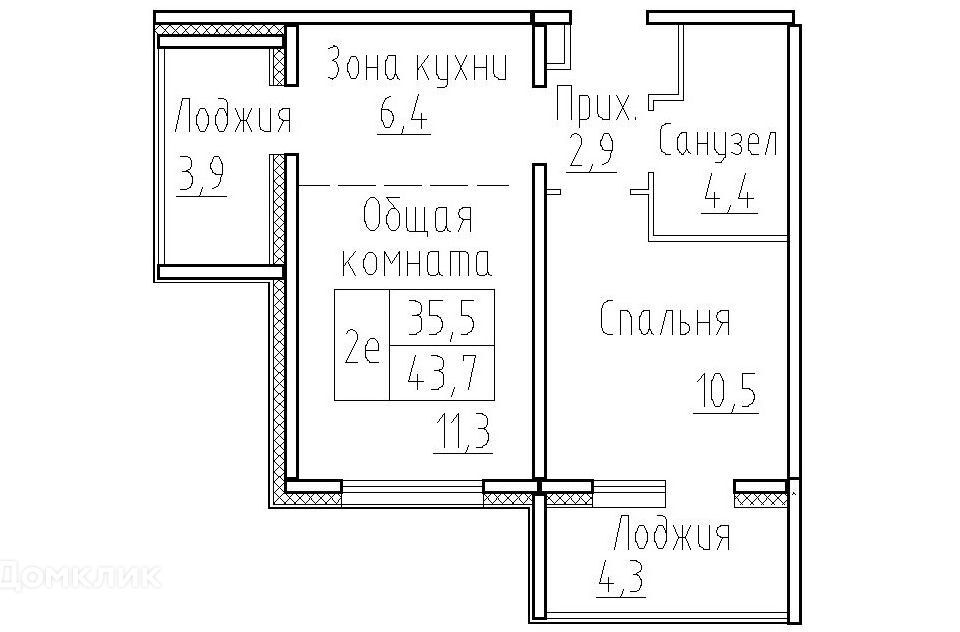 квартира р-н Новосибирский п Элитный ул Фламинго Мичуринский сельсовет фото 1