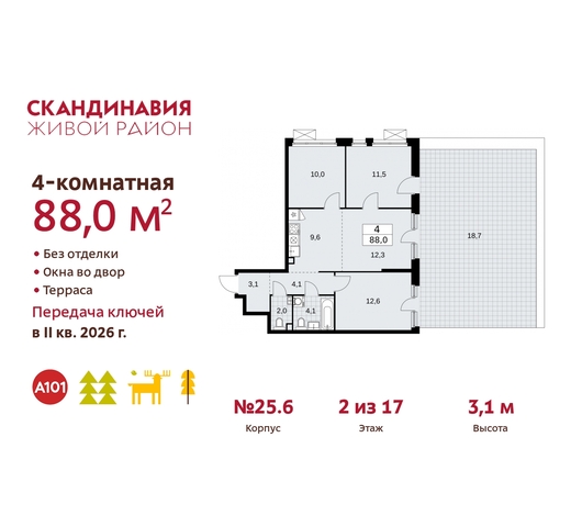 б-р Скандинавский 25/6 жилой район «Скандинавия» Сосенское, Бутово фото